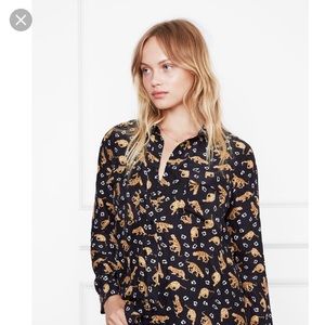 Anine Bing Silk Shirt